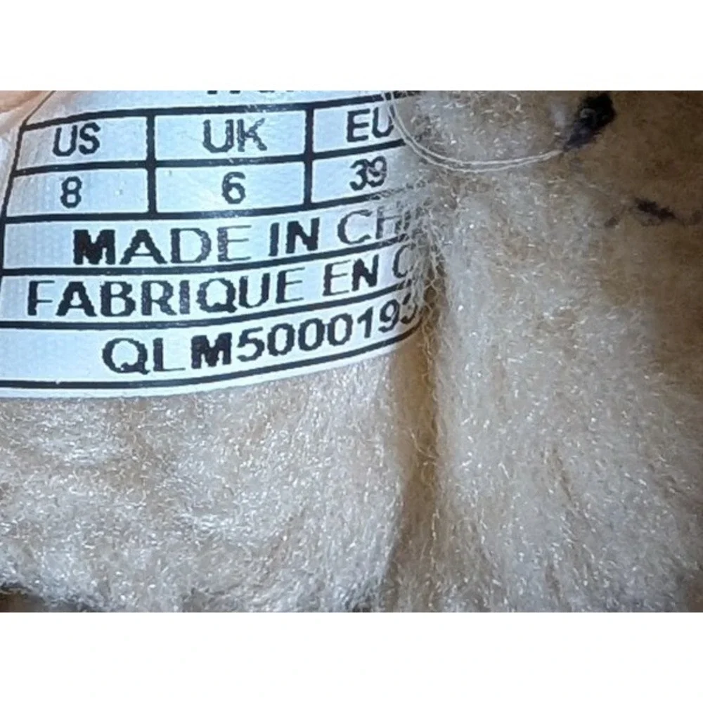Lamo Womens Chestnut Suede Winter Boots Faux Fur Lined Bow Detail Size‎ 8
